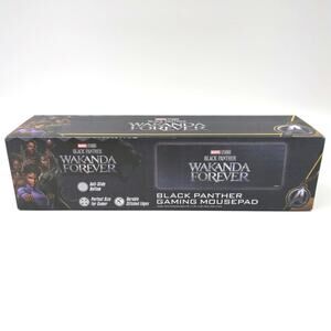 Marvel Studios Black Panther Wakanda Forever Gaming Desk Mat 31.5x11.8" New NIB